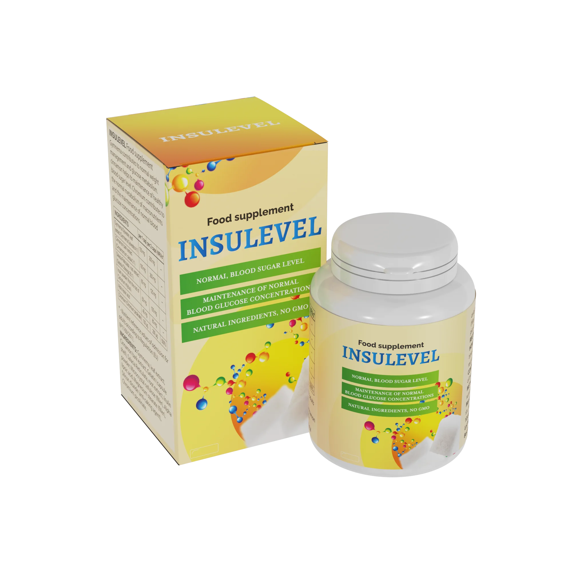 Insulevel capsule — confezione originale per il controllo della glicemia